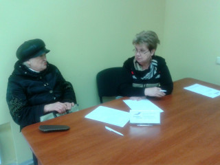 Депутат Дзержинского районного в городе совета  Ольга Рулева провела приём граждан