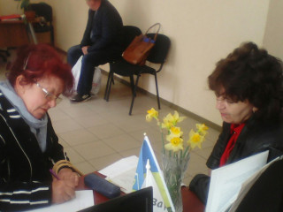 Галина Бакланова зустрілася з жителями району.