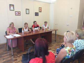 Ольга Бабенко провела ряд зустрічей з окружними партійними організаціями