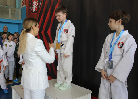 Ольга Бабенко прийняла участь в нагородженні учасників турніру з джиу-джитсу, що пройшов у Кривому Розі