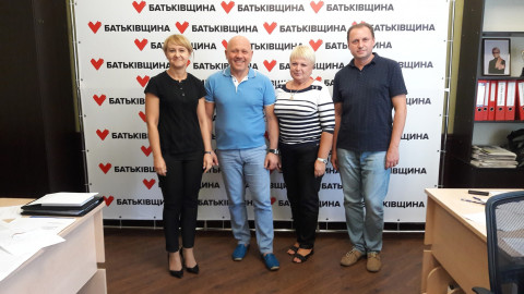Александр Рябека и Ольга Бабенко провели ряд рабочих встреч с активом организации