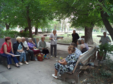 Леся Стрембицкая 14 сентября провела информационную встречу с жильцами дома по ул. Карбышева