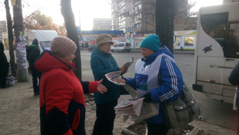 Мобильные группы ВО «Батьківщина» продолжили свою работу 22 ноября