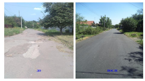 По улице Матросова выполнен капитальный ремонт дороги