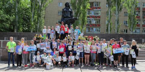 Ольга Бабенко виступила спонсором пробігу, присвяченого Дню Перемоги