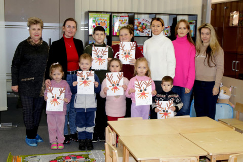 Проведено перші заняття для дітей в дитячій кімнаті психологічної підтримки «Серденько»