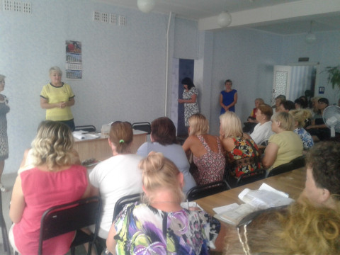 Леся Стрембицкая провела ряд информационных встреч с коллективом и отдыхающими Терцентра