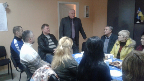 Активисты Саксаганского района провели заключительную   в уходящем году встречу