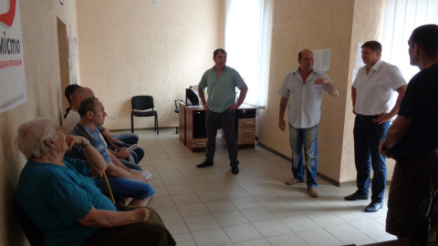 Активисты Ингулецкой организации на очередной встрече обсудили проблемы района