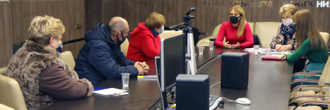 Ольга Бабенко провела совещание с председателями партийных организаций территориальных громад Криворожского района