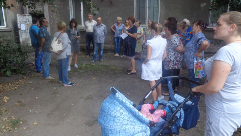 13 сентября в Ингулецком районе была проведена выездная встреча по адресу ул. Переяславская, 8